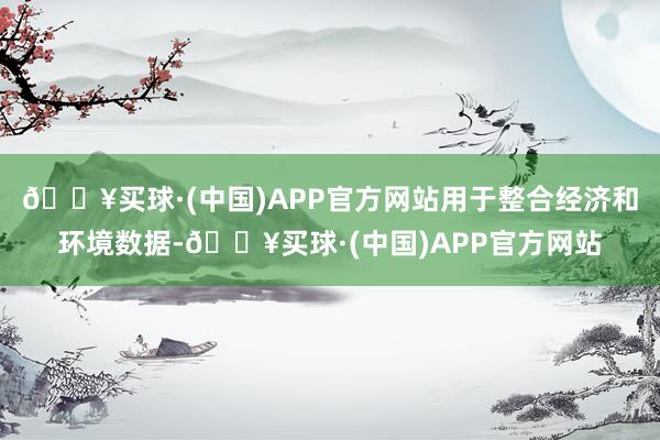 🔥买球·(中国)APP官方网站用于整合经济和环境数据-🔥买球·(中国)APP官方网站