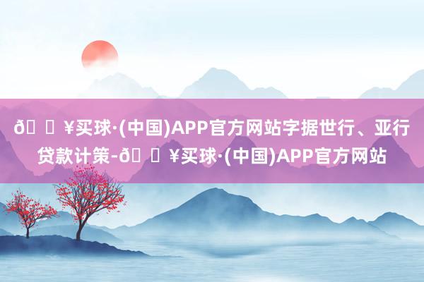 🔥买球·(中国)APP官方网站字据世行、亚行贷款计策-🔥买球·(中国)APP官方网站