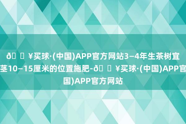 🔥买球·(中国)APP官方网站3—4年生茶树宜在距根茎10—15厘米的位置施肥-🔥买球·(中国)APP官方网站